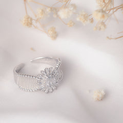 Eternal Starburst Silver Ring