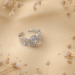 Eternal Starburst Silver Ring