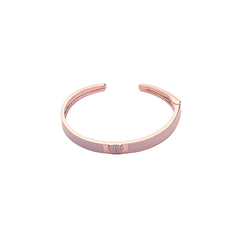 Rose Gold Pink Heart Kada Amishka Jewels