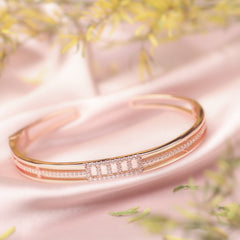 Rose Gold Princess Kada Amishka Jewels