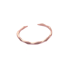 Rose Gold Sparkling Wave Kada Amishka Jewels