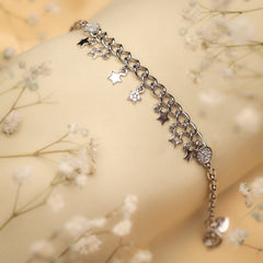 Silver Echoes of Eternity Bracelet Amishka Jewels