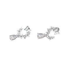 Silver Fairy Wings Earrings Amishka Jewels