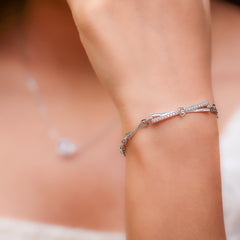 Silver Gift of Love Bracelet Amishka Jewels