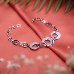 Silver Lunar Journey Bracelet Amishka Jewels