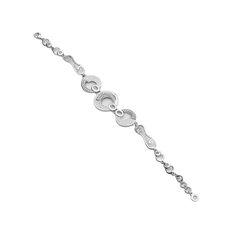 Silver Lunar Journey Bracelet Amishka Jewels