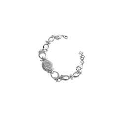 Silver Moonlit Meadows Bracelet Amishka Jewels