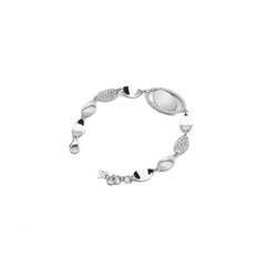 Silver Mystic Serenity Bracelet Amishka Jewels