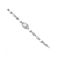 Silver Mystic Serenity Bracelet Amishka Jewels