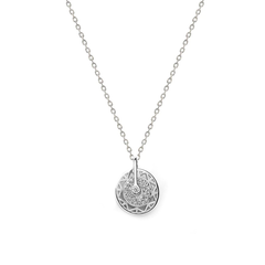 Silver Star Nova Pendant and Necklace Amishka Jewels